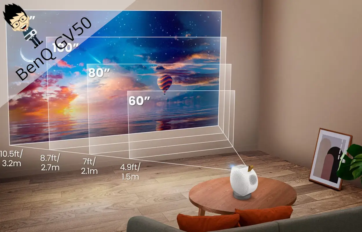 BenQ GV50 Test – Mobiler kompakter Beamer