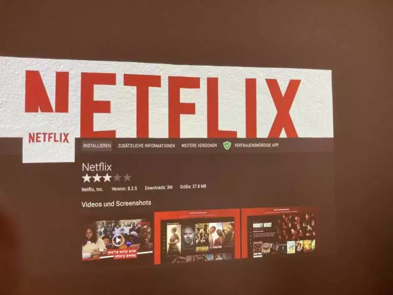 Netflix auf dem Acer L811