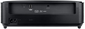 Optoma HD146X Beamer von hinten